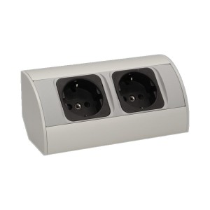 Stinel - Πρίζα με 2 Σούκο γωνιακή Πολύπριζα με καλώδιο